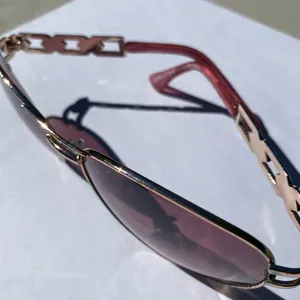 💖 Vintage Y2K 2000s RocaWear Rose Gold Pink Aviator Pilot DTRWL0319-R R414 RSGDPK Sunglasses 💖 thumbnail 16