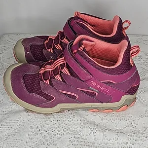 Merrell Chameleon 7 waterproof pink purple hiking trails outdoor shoes sz 7 thumbnail 5