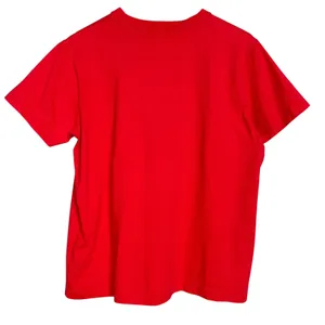 Vintage Lauren Ralph Lauren T-Shirt Red FLAWS Short Sleeve Crest Logo Women‎ Lrg thumbnail 2