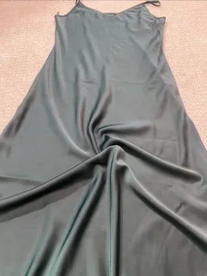 House of Harlow 1960 Emerald Satin Slip Dress Size M thumbnail 13