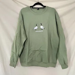 Source Unknown New Honkers Geese Embroidered Unisex Sweatshirt Graphic Hoodie Size XL thumbnail 1