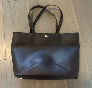 Women's Anne Klein Chocolate Brown Tote Bag One Size thumbnail 1