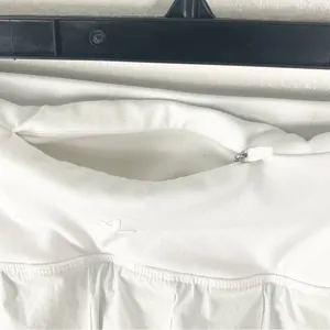 JOY LAB White Pleated Back Waist Zip Pocket Skirt XL Tennis Fishing Golf Neutral thumbnail 6
