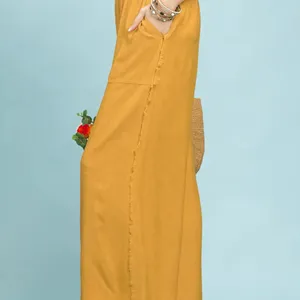 Umgee‎ Linen Frayed Side Pocket Wide Leg Pants thumbnail 2