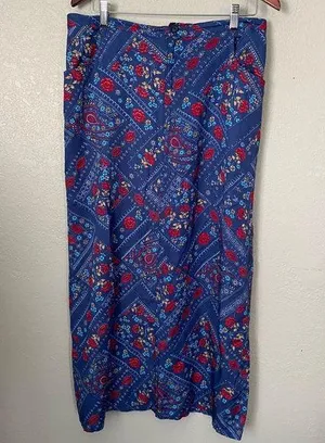 Vintage Liz Claiborne Crazy Horse Midi Skirt thumbnail 1