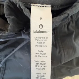 Lululemon Beyond the Studio Jogger Women 8 Graphite Herringbone‎ Ruched Pant thumbnail 9