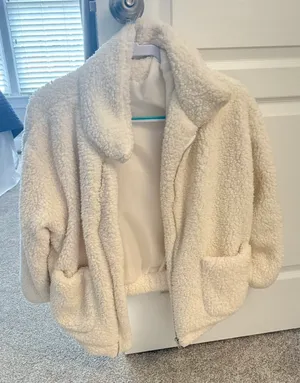 Sherpa Jacket White thumbnail 1