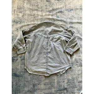 Veveret Light Wash Button Front Lightweight Denim Jean Jacket Women's Large Blue thumbnail 2