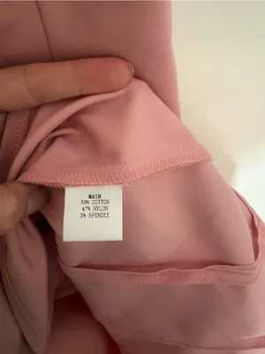 Hello Molly Chic Square Neck Midi Dress in Dusty Pink Musk Size Medium 6 NWT thumbnail 11