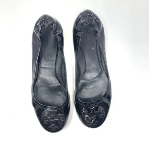 Tory Burch Reva Classic Patent Leather Ballet Flats Black Size US‎ 7.5 thumbnail 3