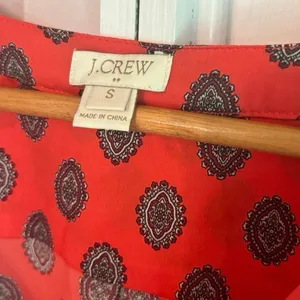 J. Crew Red‎ Blouse Size Small Red thumbnail 5