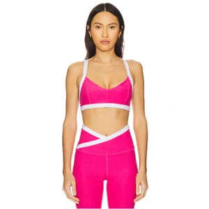 BEYOND YOGA Spacedye Outlines Sports Bra in Pink Size Medium thumbnail 2