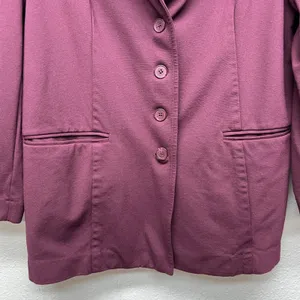 Coldwater Creek Burgundy Blazer Jacket Womens 16 Corpcore Business Office Career thumbnail 4