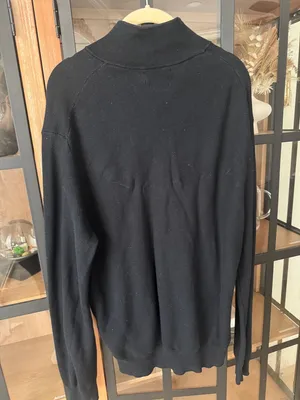 Polo Ralph Lauren 1/4 Zip sweater knit half pima cotton embroidered logo thumbnail 5