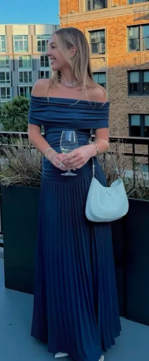 Lioness Field of Dreams Dress in Navy thumbnail 1