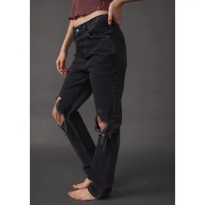 Free People The Lasso Jean / Washed Black thumbnail 3