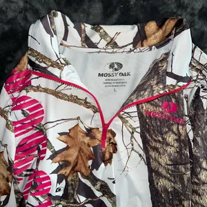 Mossy Oak Women's Winter Breakup Quarter Zip Jacket Size Large thumbnail 4