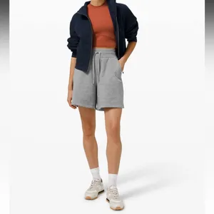 Lululemon All Yours High Rise Shorts grey 4 thumbnail 3