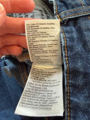 Cotton On‎ Original Flare Jeans High Rise Dark Wash Stretch Denim Size 4 thumbnail 6
