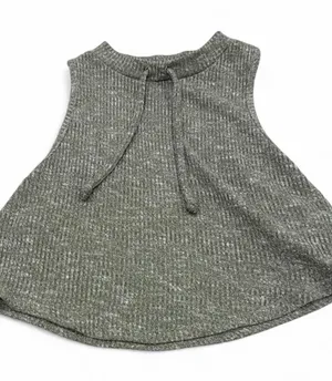 Gymshark Ribbed Cropped Tank Top - Heather Green size M thumbnail 1