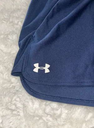 Navy Blue Under Armour Shorts with Pockets thumbnail 4
