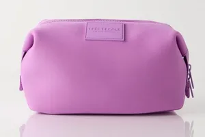 NEW Free People purple neoprene makeup bag #makeupbag #cosmeticbag thumbnail 1