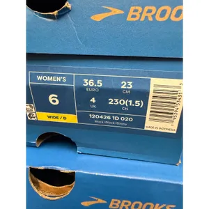 Brooks Women's Adrenaline GTS 24 Running Shoes Black Ebony Size 6 Wide NWB thumbnail 7
