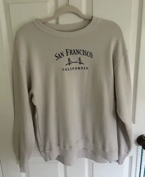 Hollister Tan Crewneck thumbnail 1