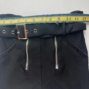 Rehab Black Straight Skinny Leg Women's Trousers Pants Gold Accents Medium thumbnail 7