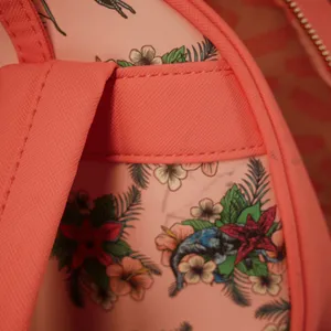 Loungefly Stranger Things Floral Mini Backpack Pink‎ Netflix thumbnail 8