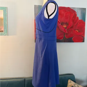 TITLE NINE Royal Blue Dream Dress M Gold Active Athleisure thumbnail 4