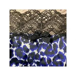 Victoria’s Secret Women's Animal Print Lace Trim Romper Outfit Large thumbnail 4