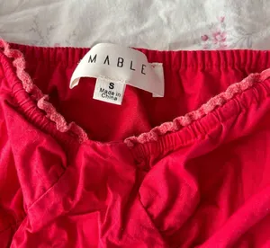 Red milkmaid corset lace top thumbnail 4