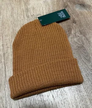 Wild Fable | NWT Women's Ribbed Knit Burnt Orange Cuffed Beanie Hat thumbnail 1