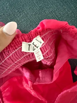 Pink Ruffle Sleeve Top with Tie Back Size M thumbnail 4