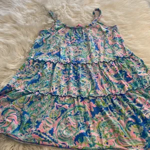 Lilly Pulitzer Summer Dress size S length 32” bust 32” Sleeveless Tiered Dress thumbnail 8