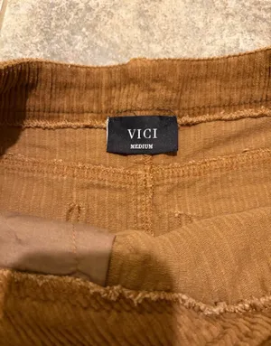 VICI Corduroy Mini Wrap Skirt thumbnail 6