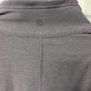 Lululemon Heathered Lavender Half Zip Running Top Mesh Panels Thumbholes Size 6 thumbnail 4