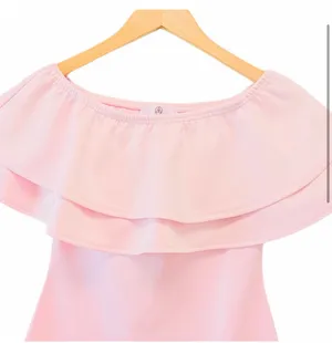 Missguided Pink Off The Shoulder Dress thumbnail 4