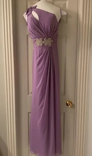 Purple Formal Dress Size 4 thumbnail 2