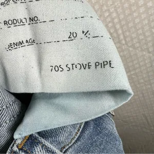 Re/Done Light Wash High Rise 70s‎ Stove Pipe Jeans thumbnail 8