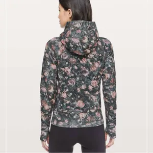 Lululemon Scuba Hoodie *Light Cotton Fleece in Frosted Rose Multi Jacket zip up thumbnail 2