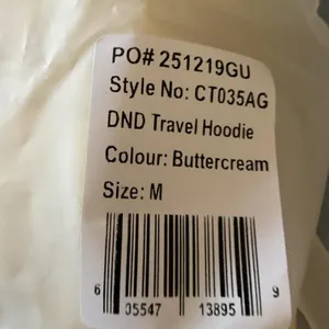 NWT COMFRT DND AIRPLANE HOODIE BUTTERCREAM. Medium thumbnail 6