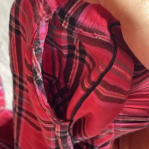Victoria's Secret Lounge Pants Red Black Plaid Pajama Bottoms Jogger Small Z-257 thumbnail 7