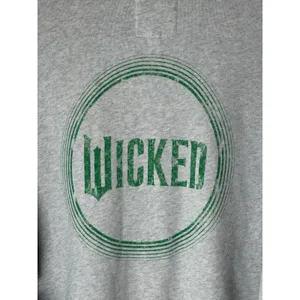 Aerie Wicked Big Chill Crew‎ Sweatshirt Women Medium Gray Broadway Athleisure thumbnail 9
