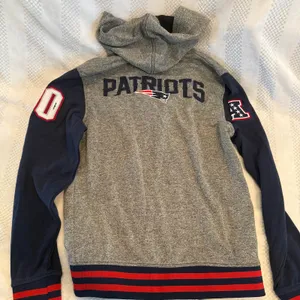 new nfl new england patriots full zip hoodie sweatshirt size small S thumbnail 2