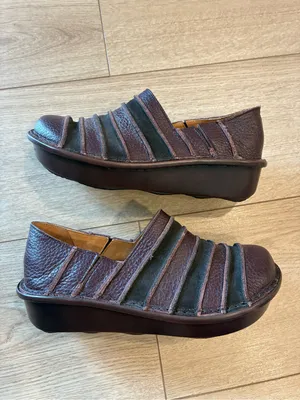 Spring Step Women’s Firefly Slip On Shoe Clog Leather Brown Size 39/8.5 thumbnail 2