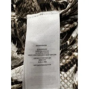 Michael Kors Soft Long Sleeve Leopord‎ Print Shirt, Size Medium thumbnail 5