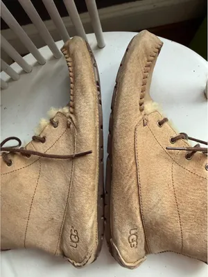 UGG Women's Lace-Up Shearling Lined Boots in Chestnut thumbnail 8