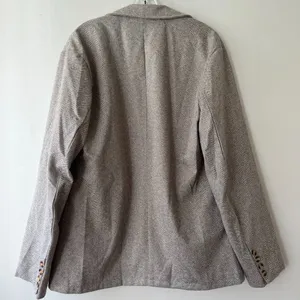 Unbranded Sz XL Wool Lined Blazer Jacket Coat‎ Pockets 3 Buttons Down thumbnail 9